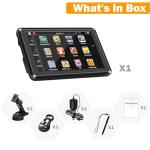 GPS Navigator for Car, Small Size for Limited Cab, 2026 Offline Map with Free Updates Lifetime, 5-inch Touchscreen, Satallete Navigation, Voice Guidance, Speed & Traffic Alerts, Custom Car Routing