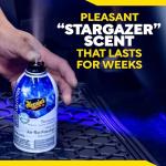 Meguiar’s Car Air Refresher Odor Fighting Mist,Stargazer, Long-Lasting Car Air Freshener Fights Strong and Unwanted Vehicle Smells while Refreshing Interiors with a Refreshing Scent, 2 oz Aerosol
