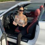 2 Pack Bling License Plate Frames for Women 2 Pack Sparkly License Plate Frame with Bedazzled Diamond Rhinestone Crystals (Silver)