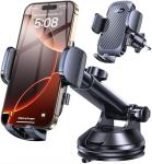 Phone Holders for Your Car【Upgraded Strongest Suction】Car Phone Holder Mount Dash【360° Adjustable】Suction Cup phone Mount for Truck Stand Cell PHone Holder for Car mount Fit All iPhone Car Accessories