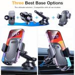 Phone Holders for Your Car【Upgraded Strongest Suction】Car Phone Holder Mount Dash【360° Adjustable】Suction Cup phone Mount for Truck Stand Cell PHone Holder for Car mount Fit All iPhone Car Accessories