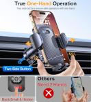 Phone Holders for Your Car【Upgraded Strongest Suction】Car Phone Holder Mount Dash【360° Adjustable】Suction Cup phone Mount for Truck Stand Cell PHone Holder for Car mount Fit All iPhone Car Accessories
