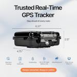 Brickhouse Security GPS Car Tracker - Hidden Tracker for Vehicles - Long Lasting Battery 140-Day LTE GPS Tracking Device for Vehicles with Magnetic Case & Extended Battery - Subscription Required