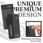 Greed Disposable Card Freshener for Men | Car Scents Air Freshener with Greed Fragrance | Strong Car Perfume Air Freshener with Odour Eliminating Technology | Greed by Perfa