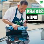 3D GLW Series Ceramic Wax – SiO2 Infused Car Wax for Ultimate Gloss, Hydrophobic Protection & Easy Application | Ultra Slick Shine | Made in USA 16 oz