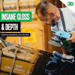 3D GLW Series Ceramic Wax – SiO2 Infused Car Wax for Ultimate Gloss, Hydrophobic Protection & Easy Application | Ultra Slick Shine | Made in USA 16 oz