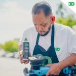 3D GLW Series Ceramic Wax – SiO2 Infused Car Wax for Ultimate Gloss, Hydrophobic Protection & Easy Application | Ultra Slick Shine | Made in USA 16 oz