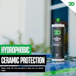 3D GLW Series Ceramic Wax – SiO2 Infused Car Wax for Ultimate Gloss, Hydrophobic Protection & Easy Application | Ultra Slick Shine | Made in USA 16 oz