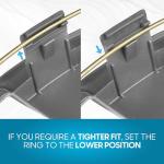 16-Inch Premium Snap-On Wheel Rim Hubcaps