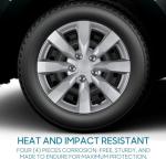 16-Inch Premium Snap-On Wheel Rim Hubcaps