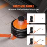 VEVOR Air Jack, 6 Ton/13000 lbs Quadruple Bag Air Jack, Lift up to 26.5", with Heightened Column & Adjustable Handle, Thick Rubber Pad, 2-5 S Fast Lifting Pneumatic Jack for Car, SUV, Pickup Truck