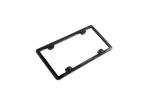 WeatherTech PlateFrame, Weather-Resistant Low Profile Protective License Plate Frame- Black (No Cover)