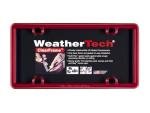 WeatherTech ClearCover License Plate Cover and Frame, Chrome/Black