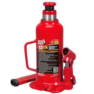 12 Ton Hydraulic Car Bottle Jack - Red