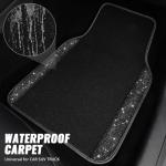 Sparkling Bling Diamond Car Floor Mats - 4pcs