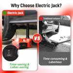 ROGTZ 5Ton Electric Car Jack with Pump & LED