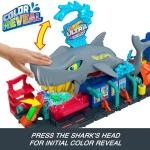 Hot Wheels City Ultra Shark Car Wash Track Set