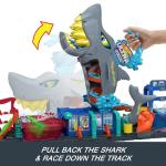 Hot Wheels City Ultra Shark Car Wash Track Set