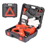 Electric Car Jack Kit with Impact Wrench & Pump