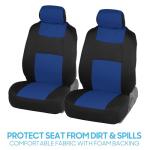 BDK Blue and Black Full Car Seat Covers Set