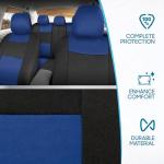 BDK Blue and Black Full Car Seat Covers Set