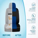 BDK Blue and Black Full Car Seat Covers Set