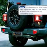 License Plate Holder & Frames, 2 Pack License Plate Protector, ABS Car Front/Rear License Plate Frame with Screws Caps, Fit Any Standard US Plates（Grey）