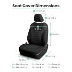 FH Group 3D Air Mesh Car Seat Covers Set