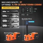 Electric Car Jack Kit with Impact Wrench 5Ton