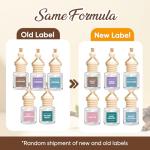 AROIC Car Air Freshener, 18 Pack Long Lasting Hanging Car Air Freshener Diffuser Set for Women & Men, 6 Premium Scents Essential Oil Vehicle Aroma Fragrance Gift (8ml Each)