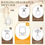 AROIC Car Air Freshener, 18 Pack Long Lasting Hanging Car Air Freshener Diffuser Set for Women & Men, 6 Premium Scents Essential Oil Vehicle Aroma Fragrance Gift (8ml Each)