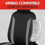 Waterproof Gray Seat Covers for Cars & Trucks