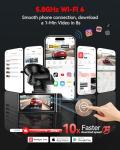 REDTIGER 4K Touch Screen Dual Dash Cam Bundle