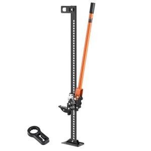 VEVOR Farm Jack,48" Utility High Lift Farm Jack, 7000 lbs Capacity Ratcheting Off Road Utility Jack, Heavy-Duty Farm Jack for Tractor, Truck, SUV, Bumper Lift, Orange