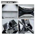 2PCS Car Scissor Jack Kit, Portable Car Lift Jacks with Saving Effort Ratchet Handle, Heavy Duty Tire Jack with 2 Ton 4,409 lbs Capacity, Universal Car Emergency Tool for Auto SUV MPV