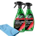 Turtle Wax 1-Step Wax & Dry Double Pack