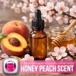 Air Jungles Honey Peach Scent Car Air Freshener Clip, 6 Vent Clips, 4ml Each, Long Lasting Air Freshener, Up to 180 Days Car Refresher Odor Eliminator