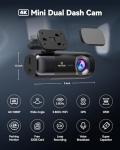 REDTIGER 4K Dash Cam with WiFi and GPS