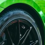 Tire Valve Stem Cap Cover - (5 Pack) Tire Air Cap Metal with Plastic Liner Corrosion Resistant Leak-Proof American Flag for Car Truck Motorcycle Bike Black