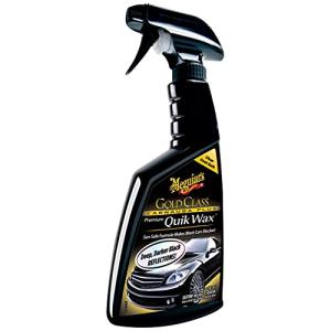 Meguiar's G7716 Gold Class Carnauba Quik Wax, Special Blend for Richness and Shine, Clear Coat Safe Meguiar's Quik Wax, Spray that Leaves Lasting Results without Residue, 16 Oz Containe