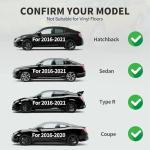 Custom Fit All-Weather Floor Mats for Honda Civic