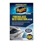 Meguiar's M4965 Marine/RV Fiberglass Restoration System, 3-Piece Marine Fiberglass Repair Kit Featuring Oxidation Remover for Boat Care Plus Boat Polish and Wax