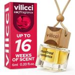 Vilicci Car Air Freshener | Luxurious Auto Perfume | Premium Hanging Air Freshener | Long Lasting Fragrance for Auto and Home | 1 Bottle of Car Scent (1 Count (Pack of 1), Montreal Romance)
