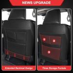 TTX LIGHTING Seat Covers for Buick Envision 2021-2026 Full Set 5 Seats Premium Waterproof Faux Leather Airbag Compatible Custom Fit Buick Envision Seat Covers Black