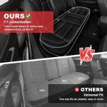 TTX LIGHTING Seat Covers for Buick Envision 2021-2026 Full Set 5 Seats Premium Waterproof Faux Leather Airbag Compatible Custom Fit Buick Envision Seat Covers Black