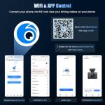 Dash Cam 4K Front and 1080P Rear Full HD Dash Camera for Cars with ADAS & Blind Spot Detection, Built-in GPS & WiFi, 3" IPS Screen, G-Sensor, Loop Recording, Free 64GB Card Included, Support 128GB Max