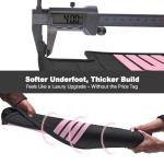 TTX LIGHTING Floor Mats Compatible with Subaru Crosstrek 2016-2017/Impreza 2012-2016/WRX 2015-2021, Custom Fit All Weather 1st & 2nd Row Floor Liners, Black & Pink