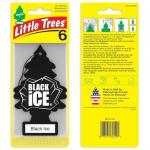 LITTLE TREES Black Ice Car Air Fresheners - 24 Pack