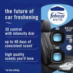 Feb-reze AUTO Car Air Freshener, Odor-Fighting Car Vent Clip, New Car - 2 Count - (2 pack)
