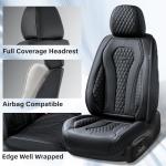 Coverado Car Seat Covers Front and Rear Set